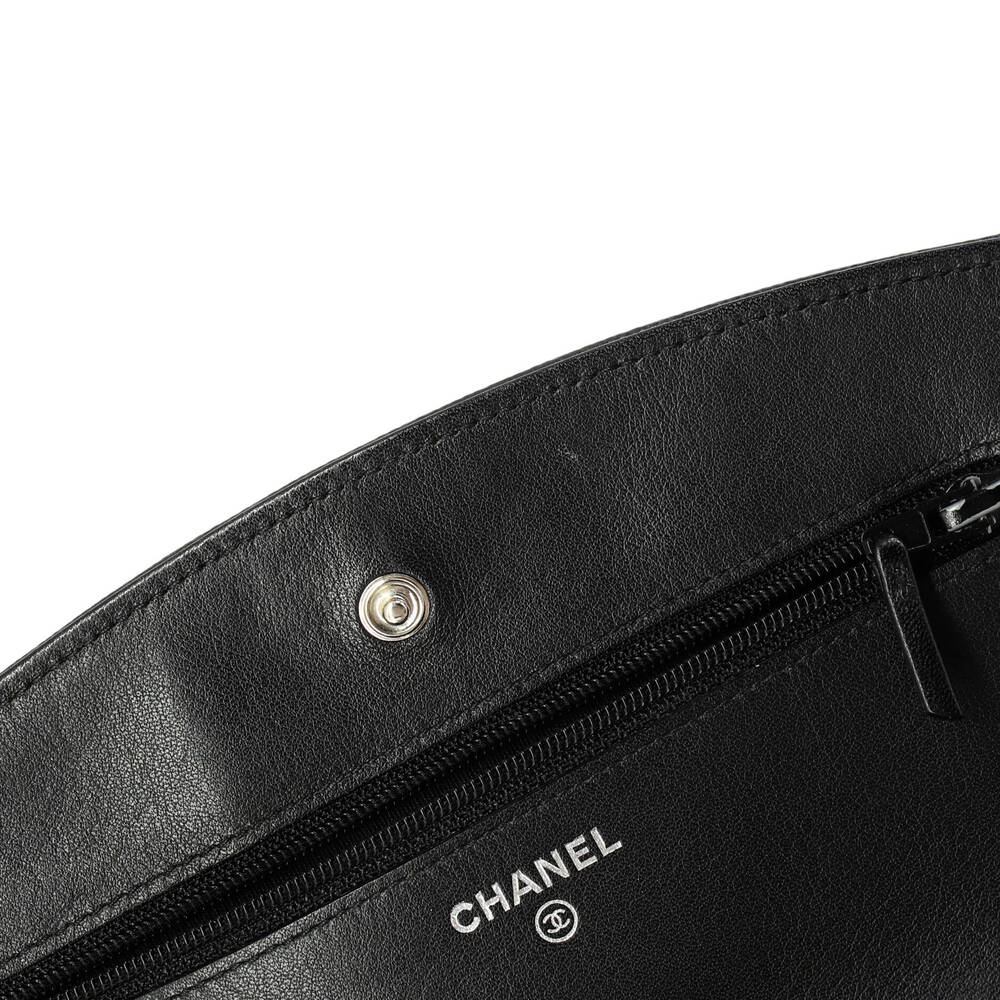 Chanel Sevruga Wallet On Chain Caviar #259192C25B - Picture 6 of 8